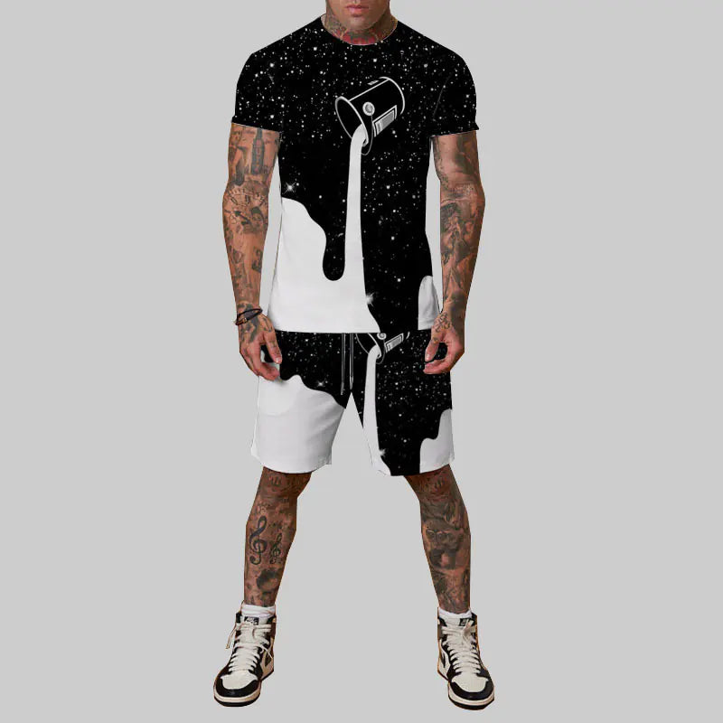 Sports Fitness Fashion T-Shirt and Running Set