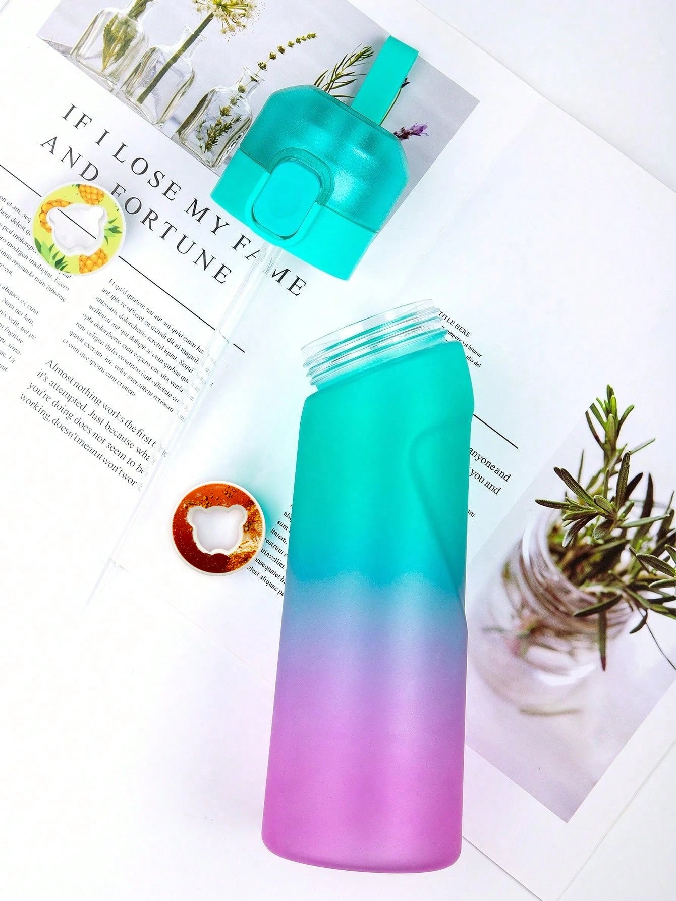 FlavorBoost - Scented Water Bottle + 1 Random Flavor
