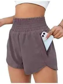 2023 Women's High-Waist Running Yoga Shorts