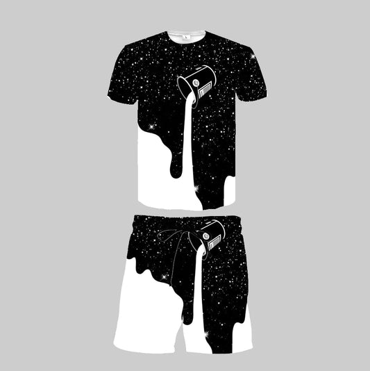 Sports Fitness Fashion T-Shirt and Running Set