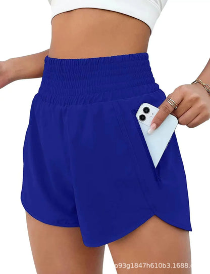 2023 Women's High-Waist Running Yoga Shorts