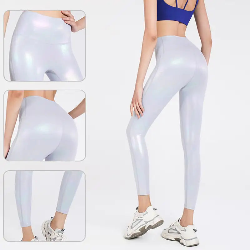 EmbossFit Nine-Length Sport Leggings