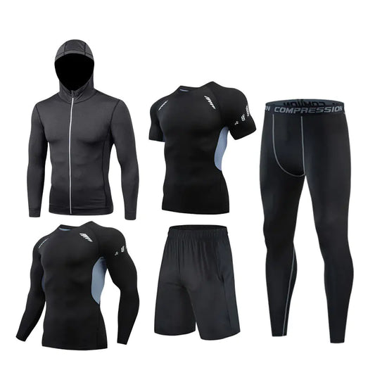 Men's Long-Sleeved Gym Suit
