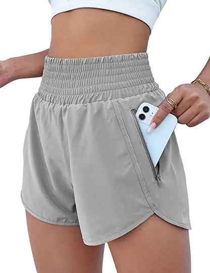 2023 Women's High-Waist Running Yoga Shorts