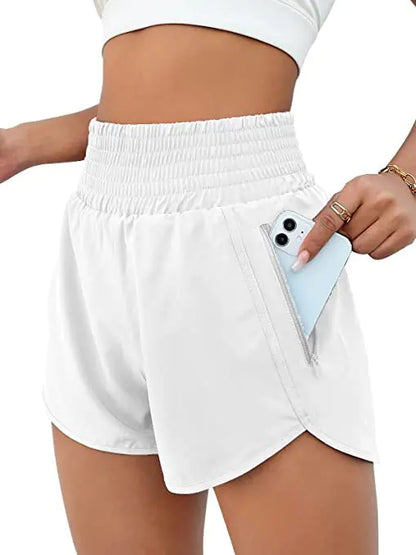 2023 Women's High-Waist Running Yoga Shorts