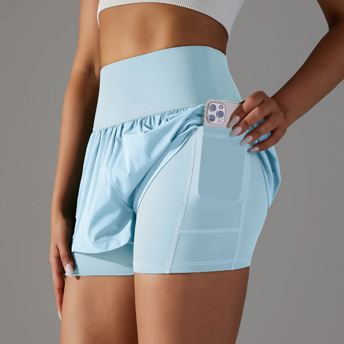 BreezeFlex Double-Layer Shorts