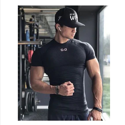Men’s Quick-Dry Compression Fitness Tee